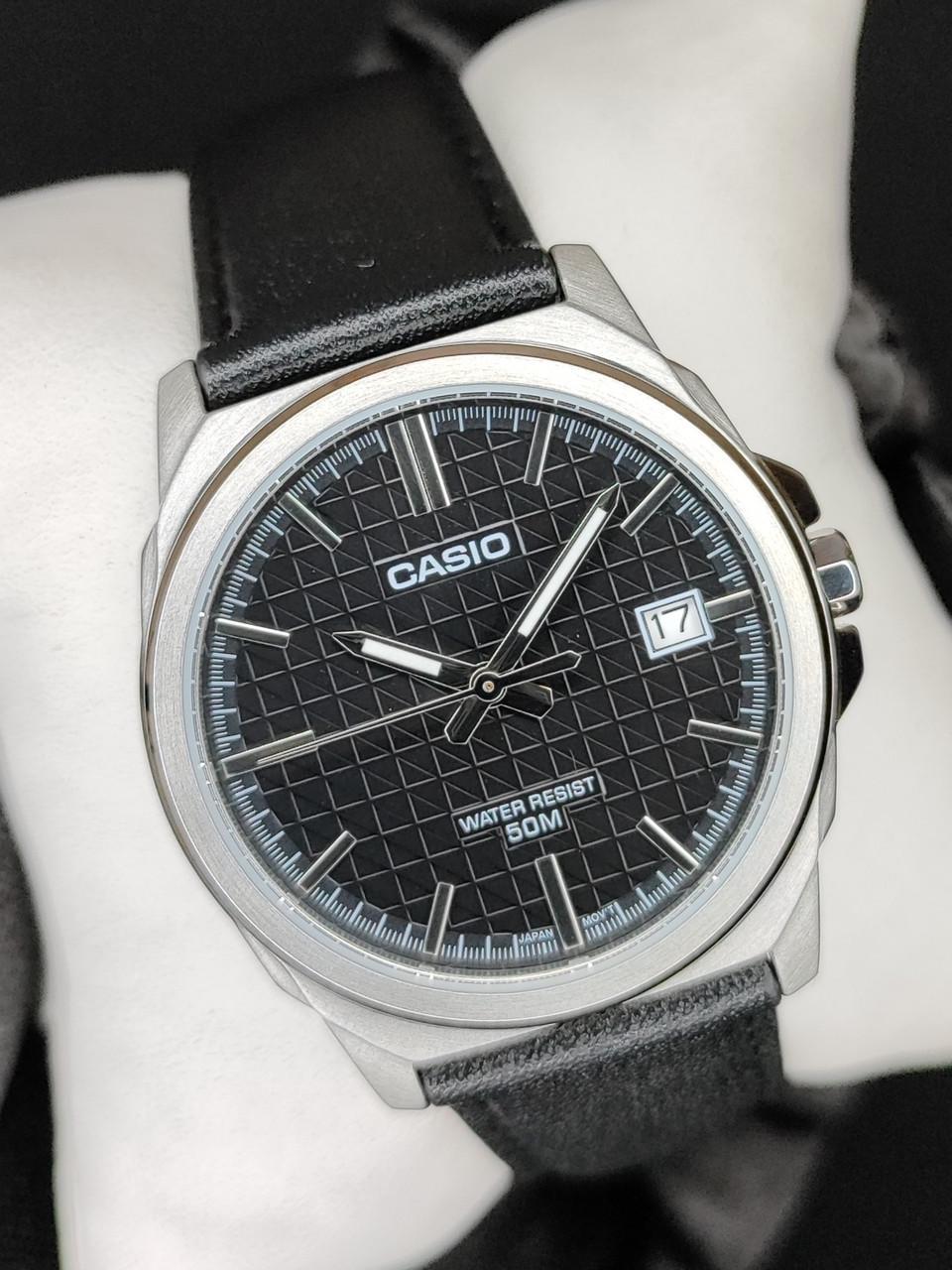 Наручные часы мужские Casio MTP-E720L-1A Timeless Collection со стальным корпусом Черный (2713342070)