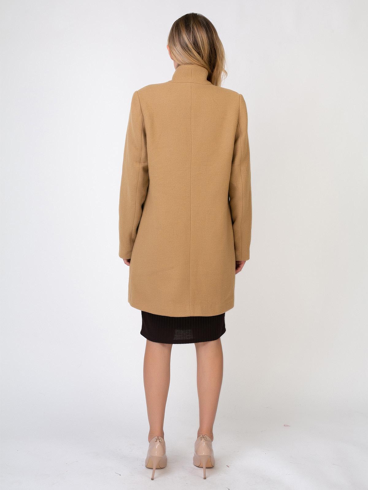 Пальто р. 42 Бежевый (6626440Awt) - фото 3