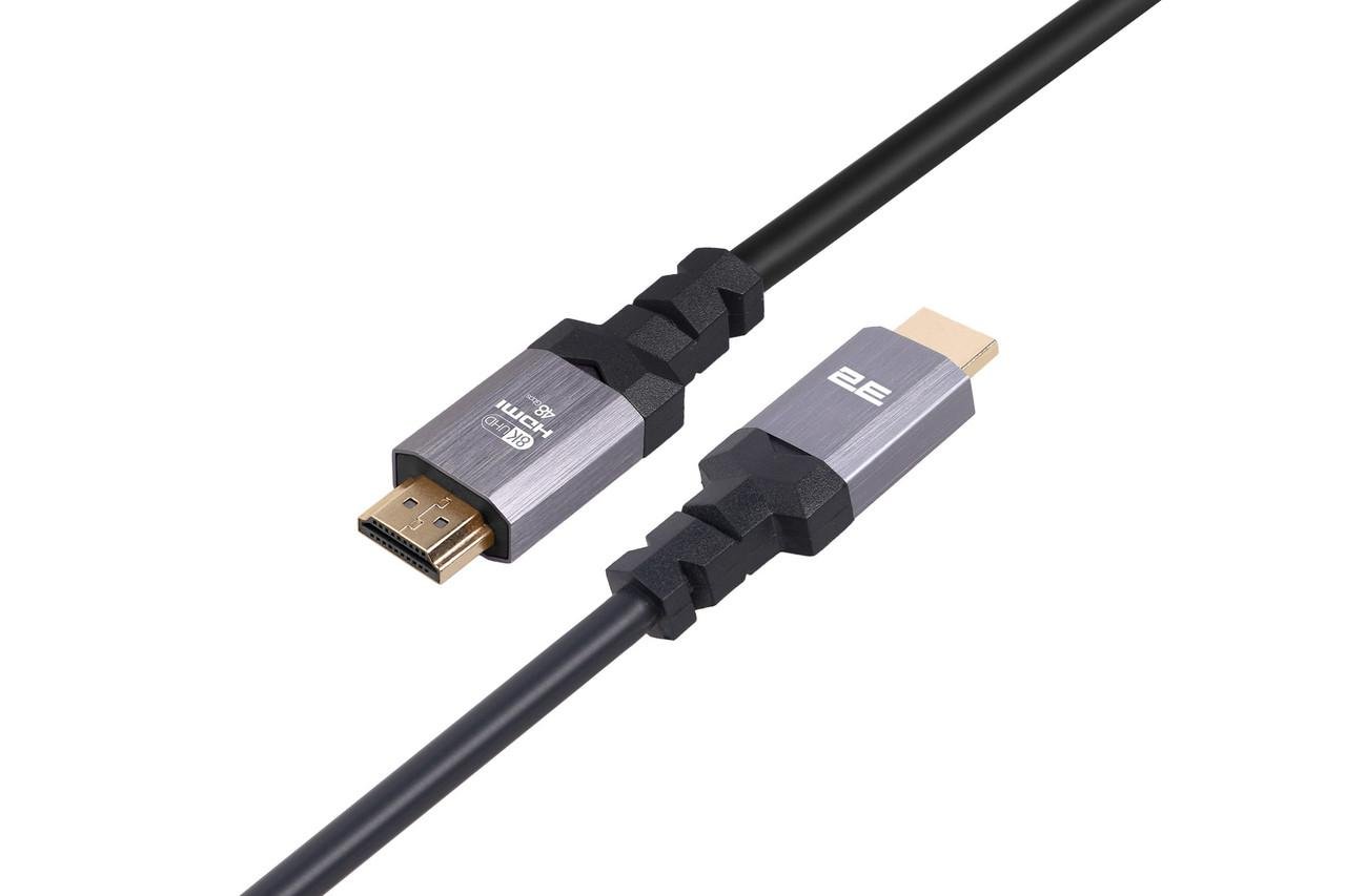 Кабель 2E HDMI на HDMI 2.1 4K/120Hz 8K/60Hz 48Gbps Ultra High Speed 1,8 м Чорний (iz15906) - фото 3 Кабель 2E HDMI на HDMI 2.1 4K/120Hz 8K/60Hz 48Gbps Ultra High Speed 1,8 м Чорний (iz15906) - фото 3