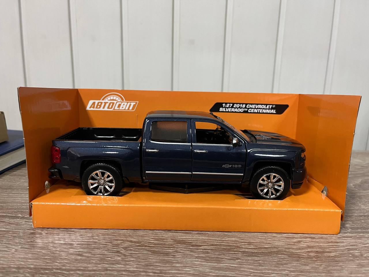 Іграшкова машинка АвтоСвіт Chevrolet Silverado Centennial 1:24 металева (AP-1948) - фото 2