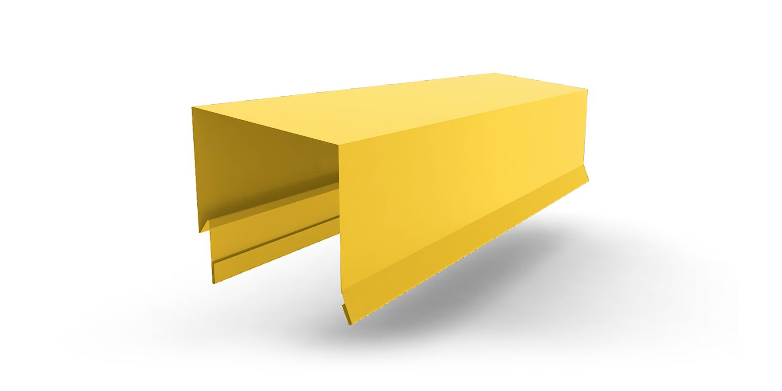 Планка парапетна 2 м глянсовий RAL1018 (112132)