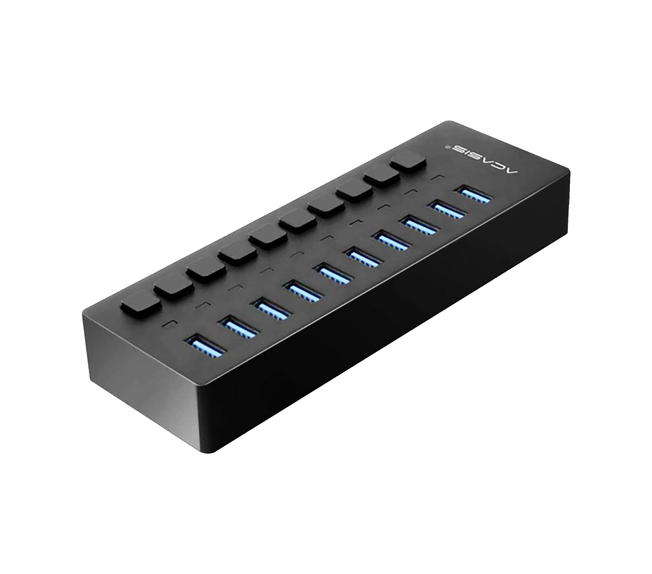 USB-хаб Acasis P-10 разветвитель 10в1 Черный USB-хаб Acasis P-10 разветвитель 10в1 Черный