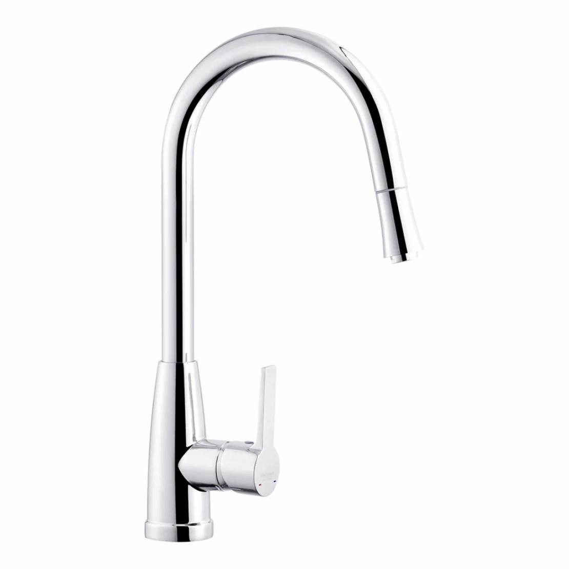 Змішувач для кухні Kroner з висувним виливом (KRM-11-013F)