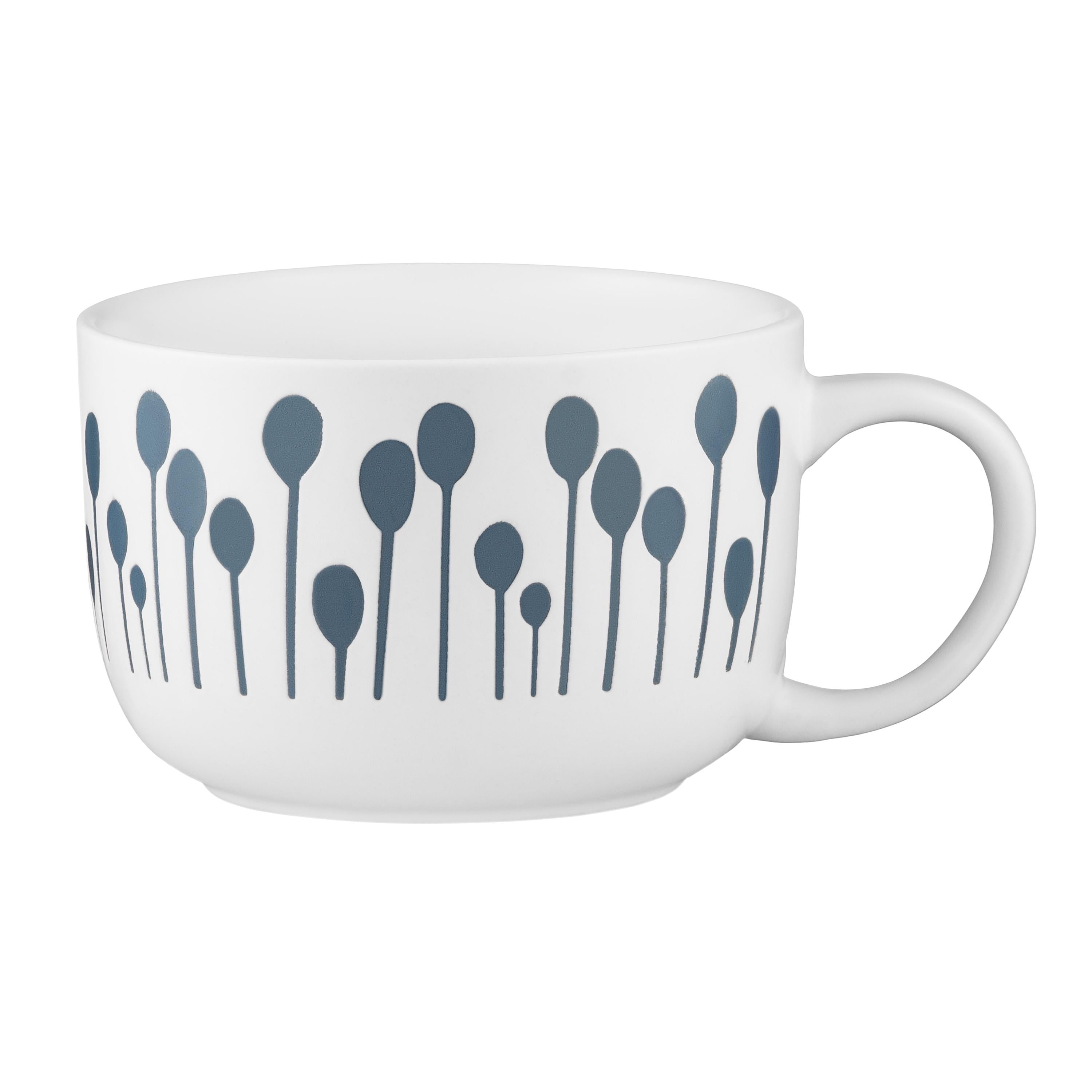 Чашка керамическая Ardesto Piera 450 мл Белый (AR3101)