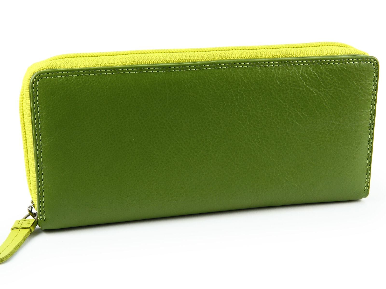 Кошелек женский кожаный Visconti RB55 - Honolulu Lime multi