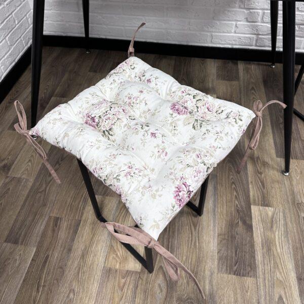 Сидушка Hydrangea Comfort Home на стул/кресло/садовую мебель 40х40 см