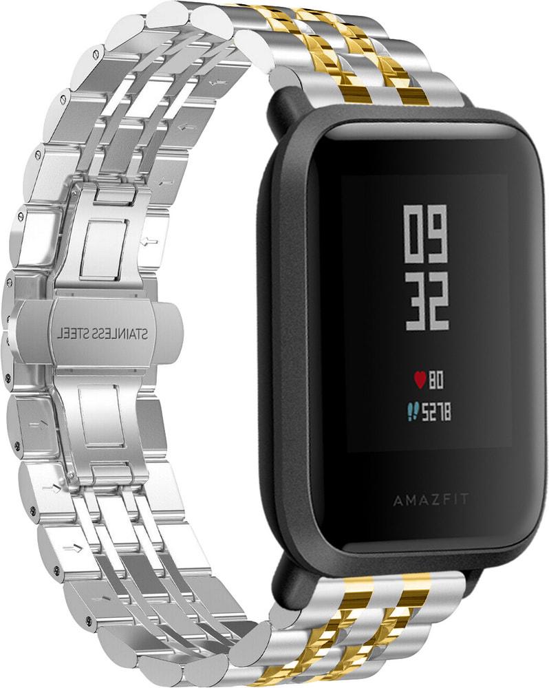Браслет металлический Spinye Line для Amazfit Bip Silver Gold (29029-67)
