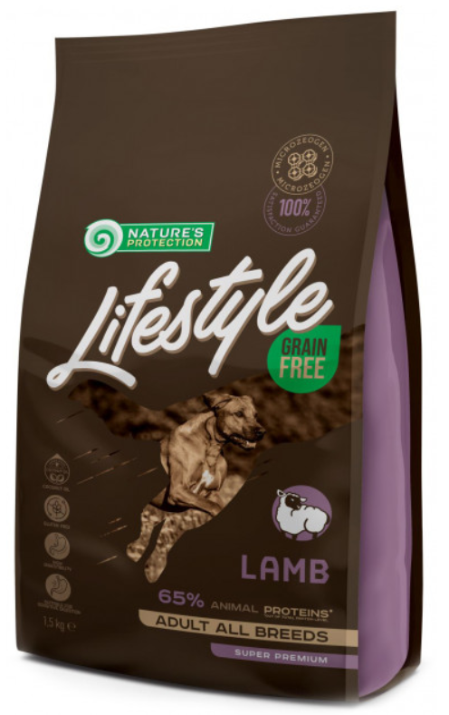 Корм для собак Nature's Protection Lifestyle Grain Free Lamb All Breeds 1,5 кг