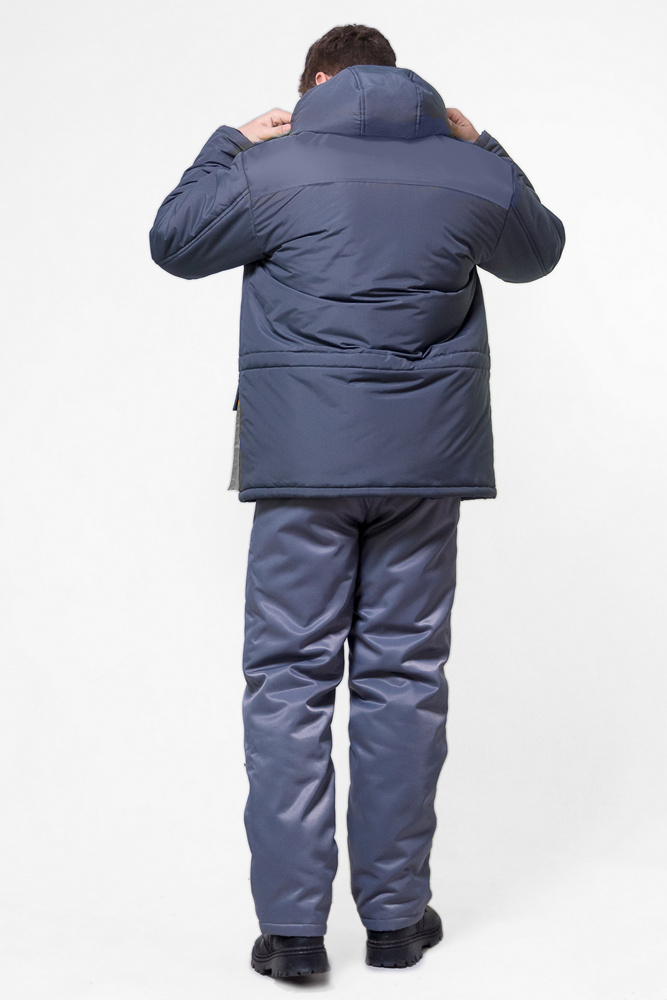 Куртка робоча утеплена Дюспо р. 52/54 170-176 см Сірий (24835842) - фото 4 Куртка робоча утеплена Дюспо р. 52/54 170-176 см Сірий (24835842) - фото 4