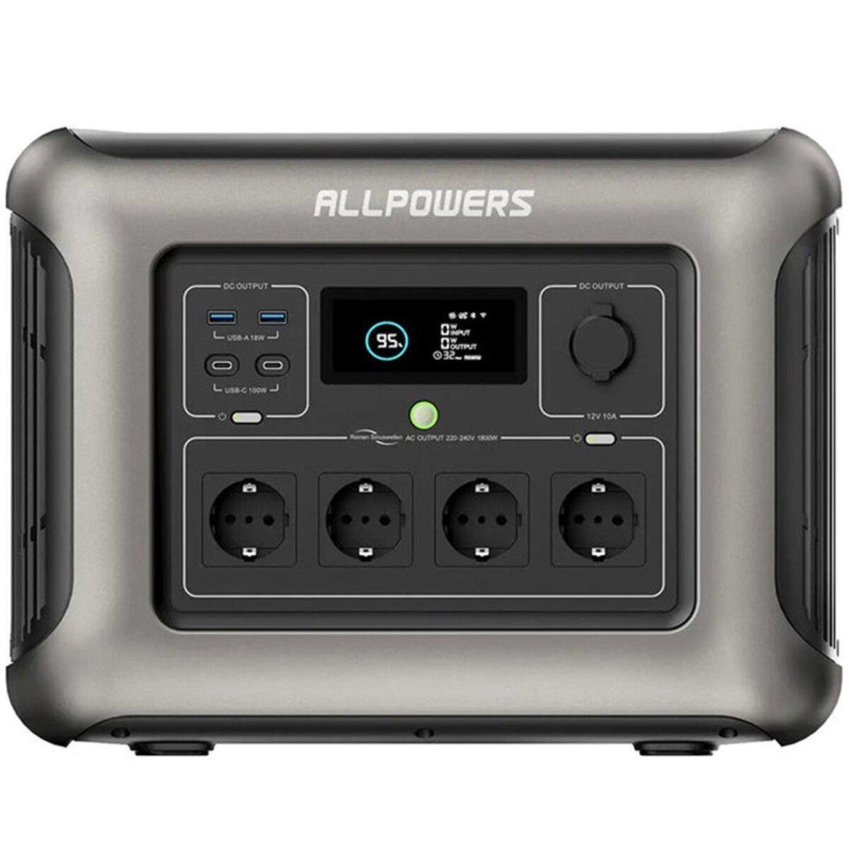 Зарядна станція ALLPOWERS R1500 1800 Вт (LiFePO4) - фото 3