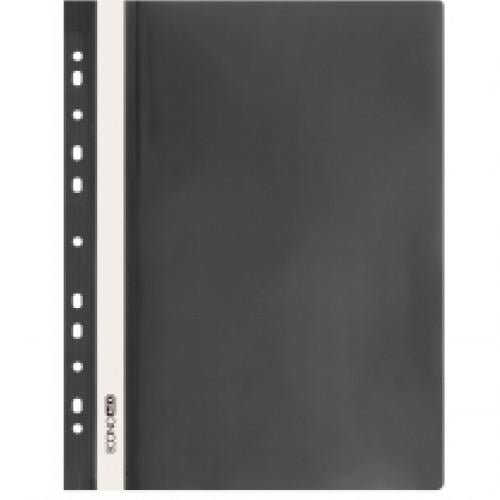 Папка-скоросшиватель Economix A5 полипропилен Черный (E31506-01)