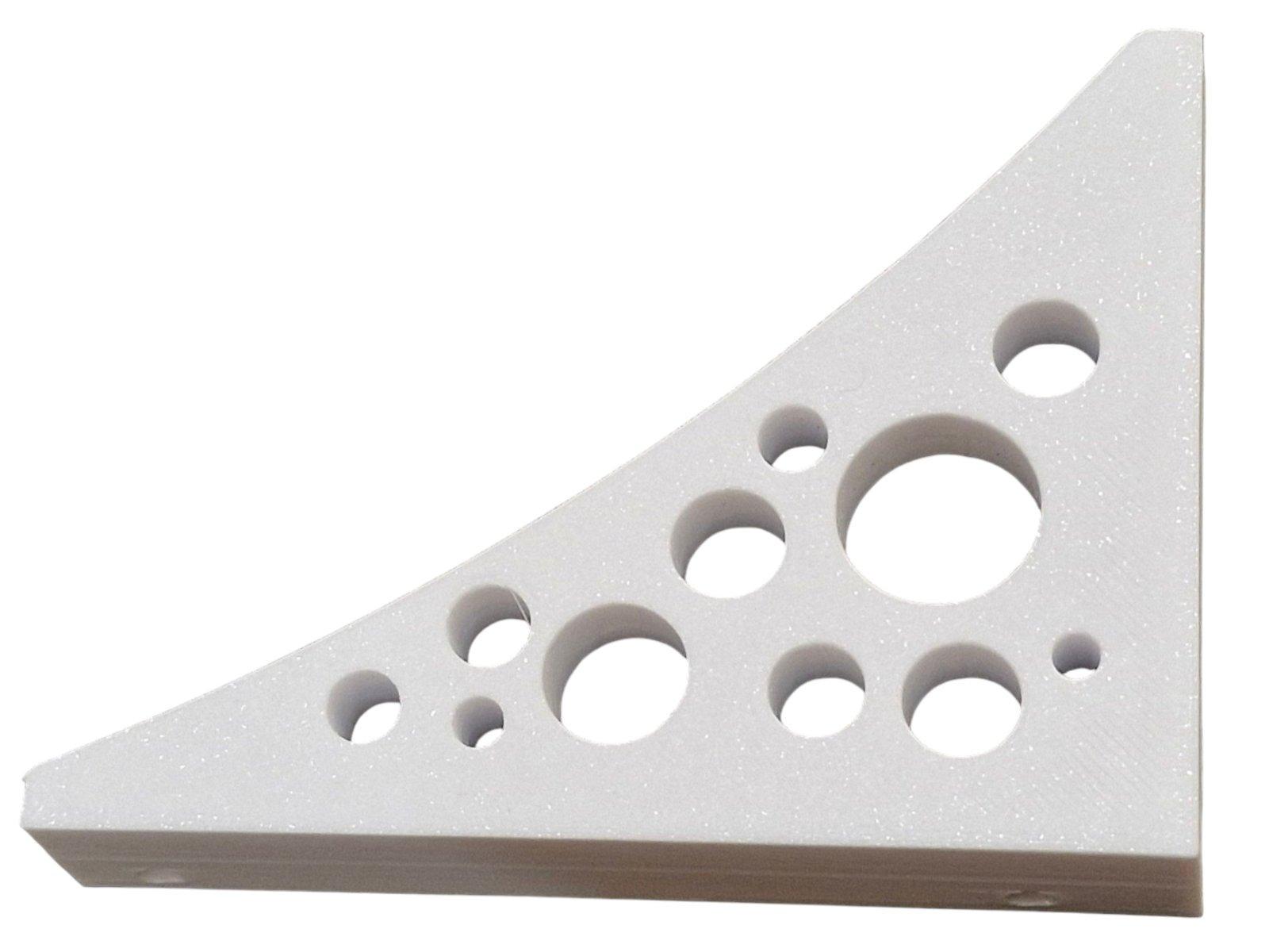 Тримач полиці Сирок для полиць шириною до 150 мм пластик ПЕТ до 12 кг 110х85х20 см 2 шт. (99372633) - фото 9 Тримач полиці Сирок для полиць шириною до 150 мм пластик ПЕТ до 12 кг 110х85х20 см 2 шт. (99372633) - фото 9