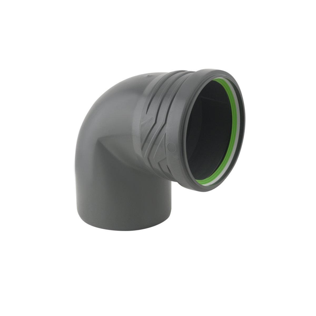 Колено канализационное ASG HTR Ф 110 мм 87° (78850)