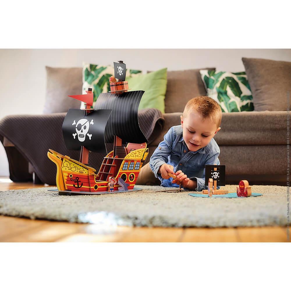 Ігровий набір 3D Піратський корабель Janod (iz15537) - фото 3