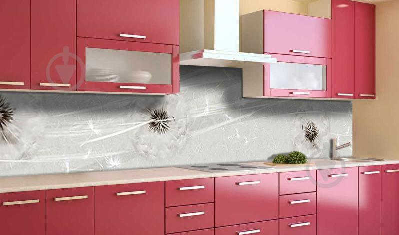 Наклейка виниловая кухонный фартук Zatarga "Одуванчик на ветру" 650х2500 мм Наклейка виниловая кухонный фартук Zatarga "Одуванчик на ветру" 650х2500 мм