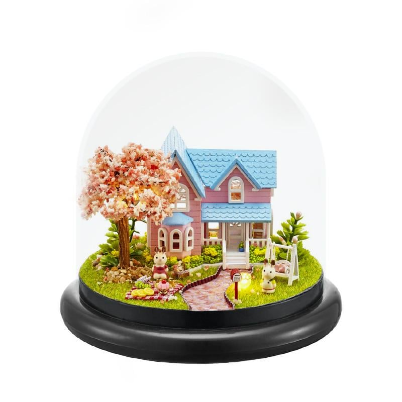 Кукольный дом конструктор под куполом DIY Cute Room ZQW-2016 Вишневый Сад