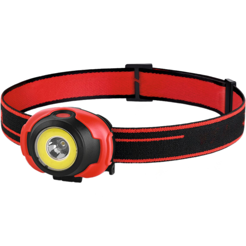 Фонарь налобный 1802 COB LED Красный (30651965)