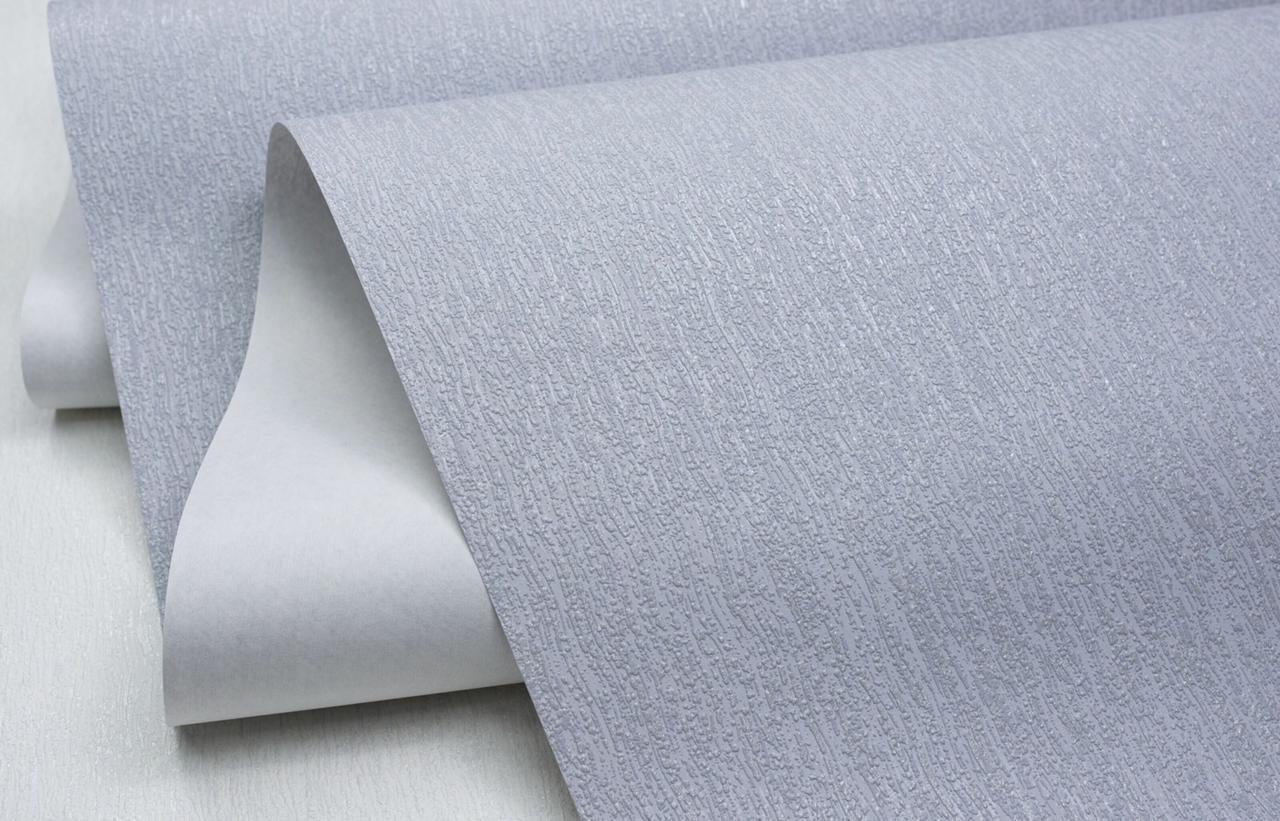 Обои флизелиновые SINTRA Bend UNI 505137 фон вспененный винил 1,06х10,05 м Серый