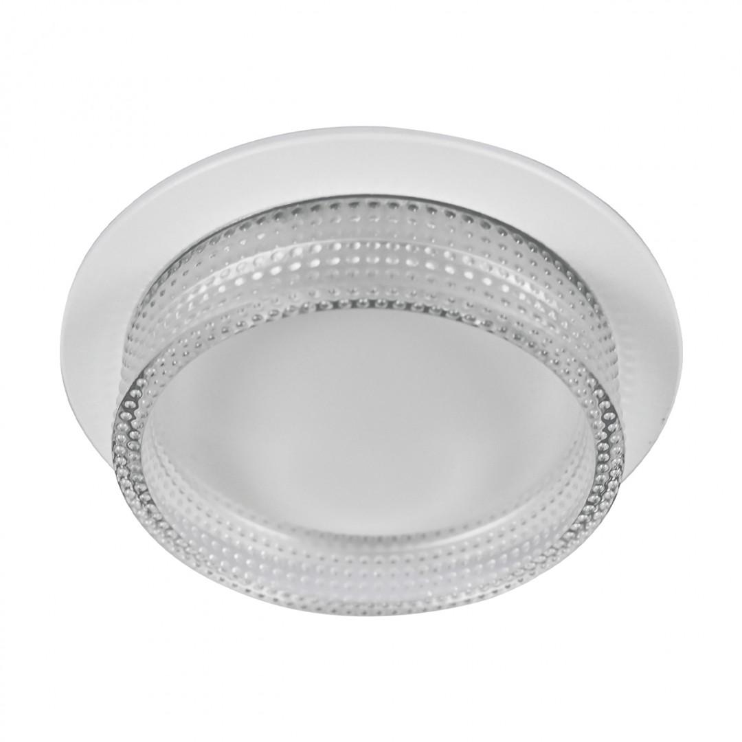 Точечный светильник встроенный Stark TO-CRISTAL R WH 1хGX53 Ø105 мм Белый (V6919120212245)