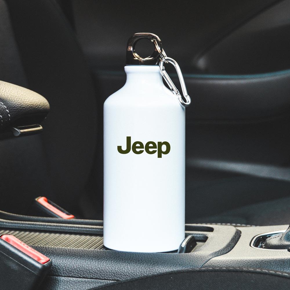 Бутылка спортивная с логотипом Jeep 500 мл Белый (15397602) Бутылка спортивная с логотипом Jeep 500 мл Белый (15397602)