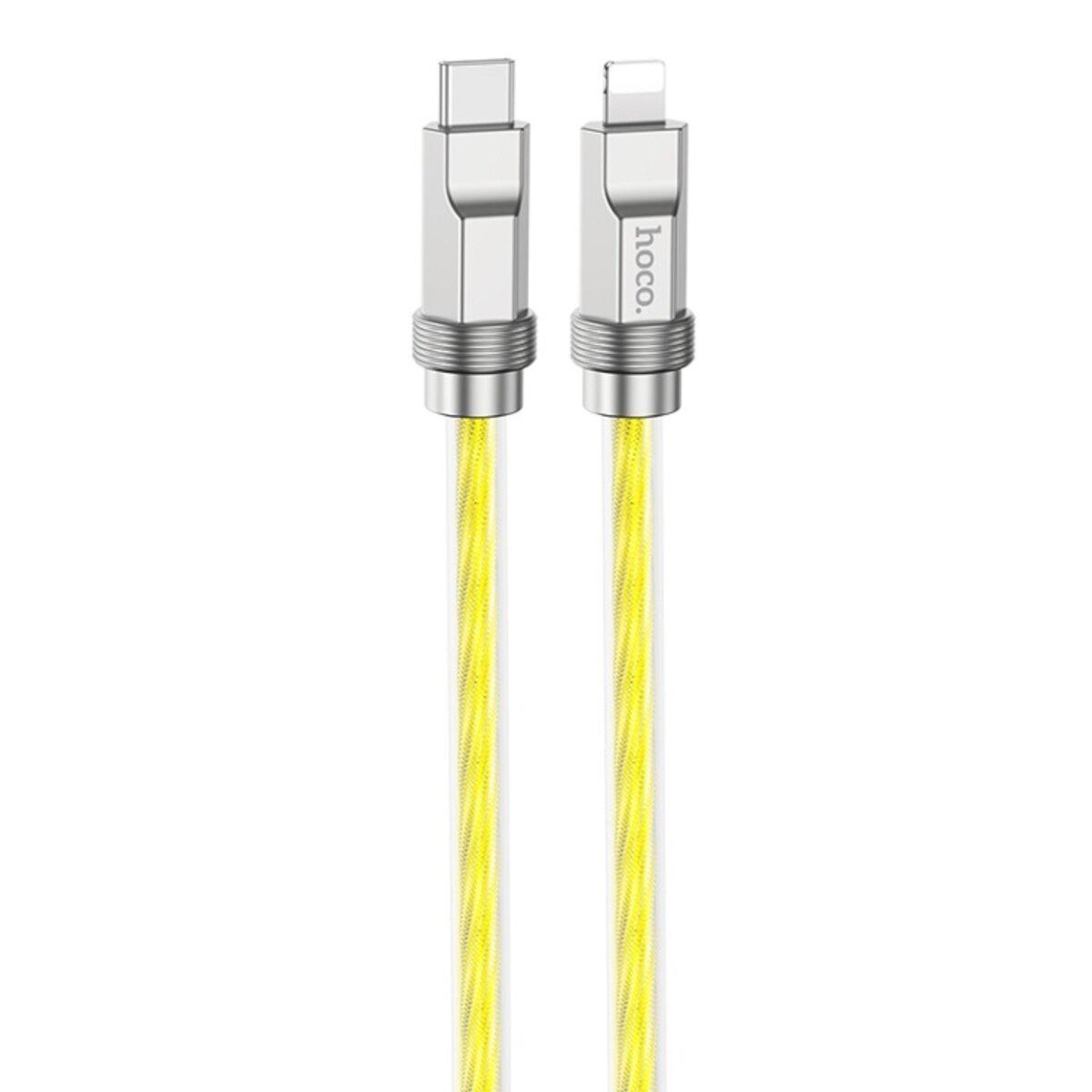 Кабель Hoco U113 Type-C to Lightning Solid PD 1 m 20W 3A Gold