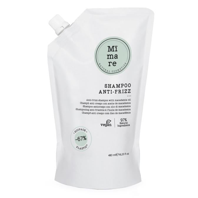 Шампунь разглаживающий с маслом макадамии Mimare Anti-Frizz Shampoo 480 мл Шампунь разглаживающий с маслом макадамии Mimare Anti-Frizz Shampoo 480 мл