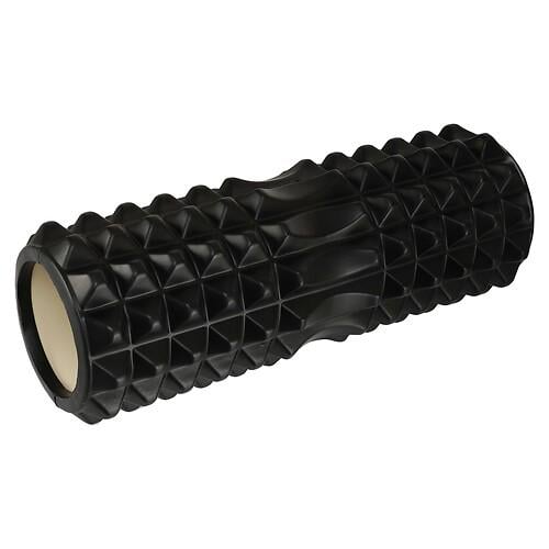 Ролик массажный цилиндр SP-Sport FI-5847 Grid Spine Roller EVA 33х13 см Черный (31493118)