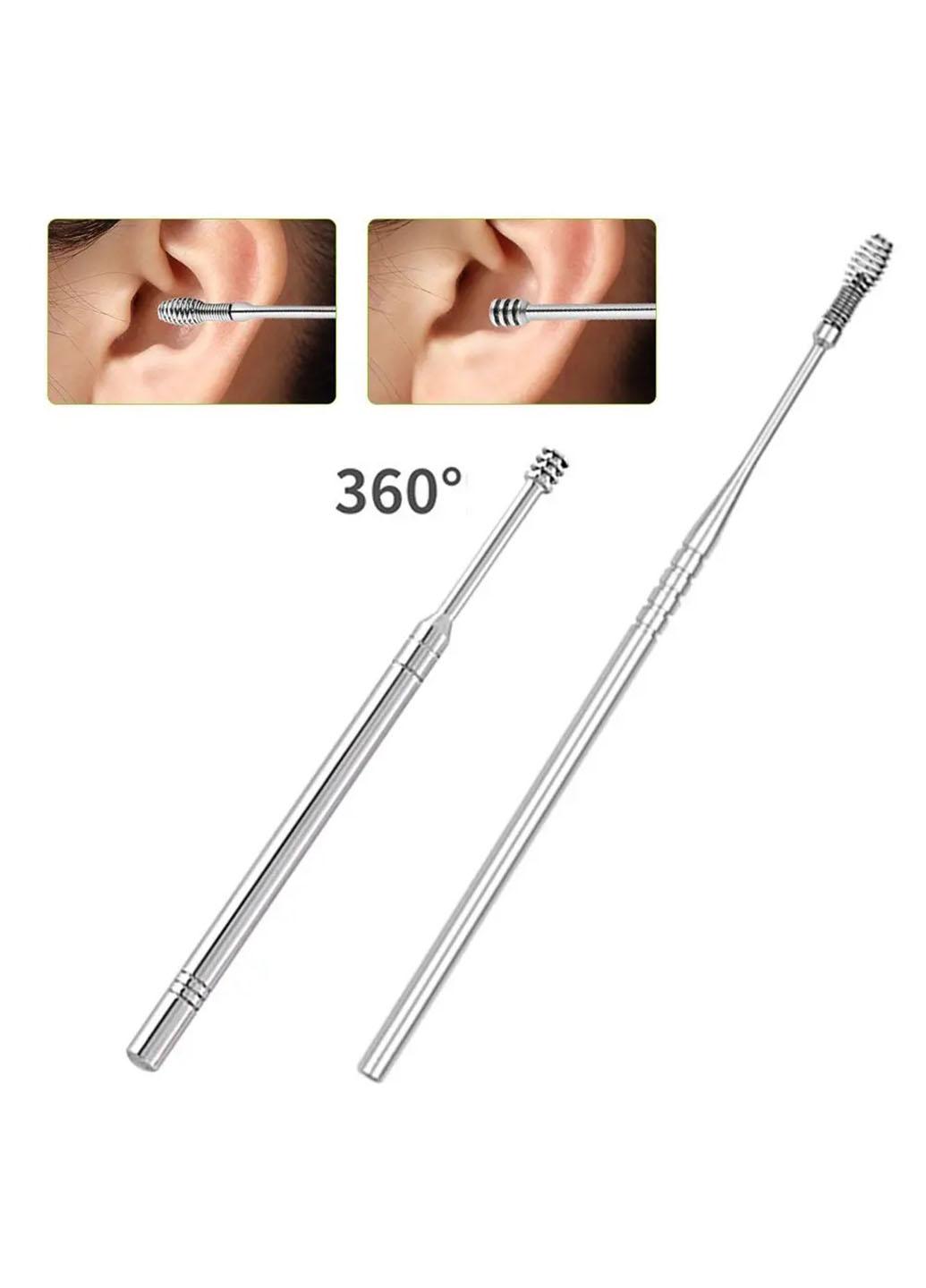 Набор инструментов для чистки ушей Good Idea Tool Set 6 пр. в футляре 11,7х10х3 см Фиолетовый (21152M) - фото 5