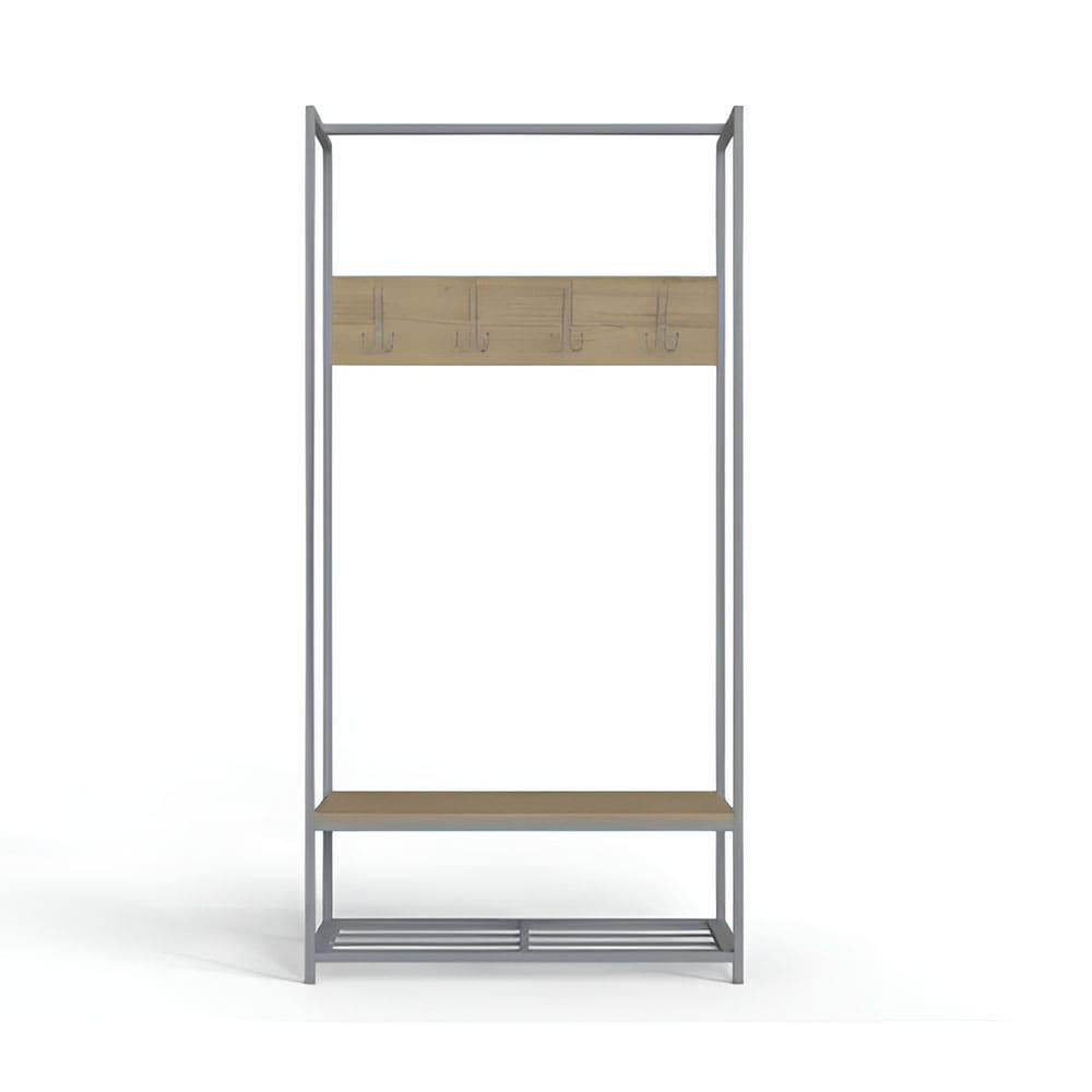 Вішалка модульна підлогова Ferrum-decor Треліс 13 ДСП 16 мм 180x90x38 см Сірий/Дуб Сонома (FRD-104340) Вішалка модульна підлогова Ferrum-decor Треліс 13 ДСП 16 мм 180x90x38 см Сірий/Дуб Сонома (FRD-104340)