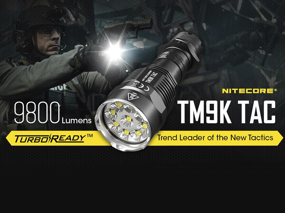 Фонарь Nitecore TM9K 9800 Лм 5000 мАч 9 LED аккумуляторный (1011-806-00) - фото 2