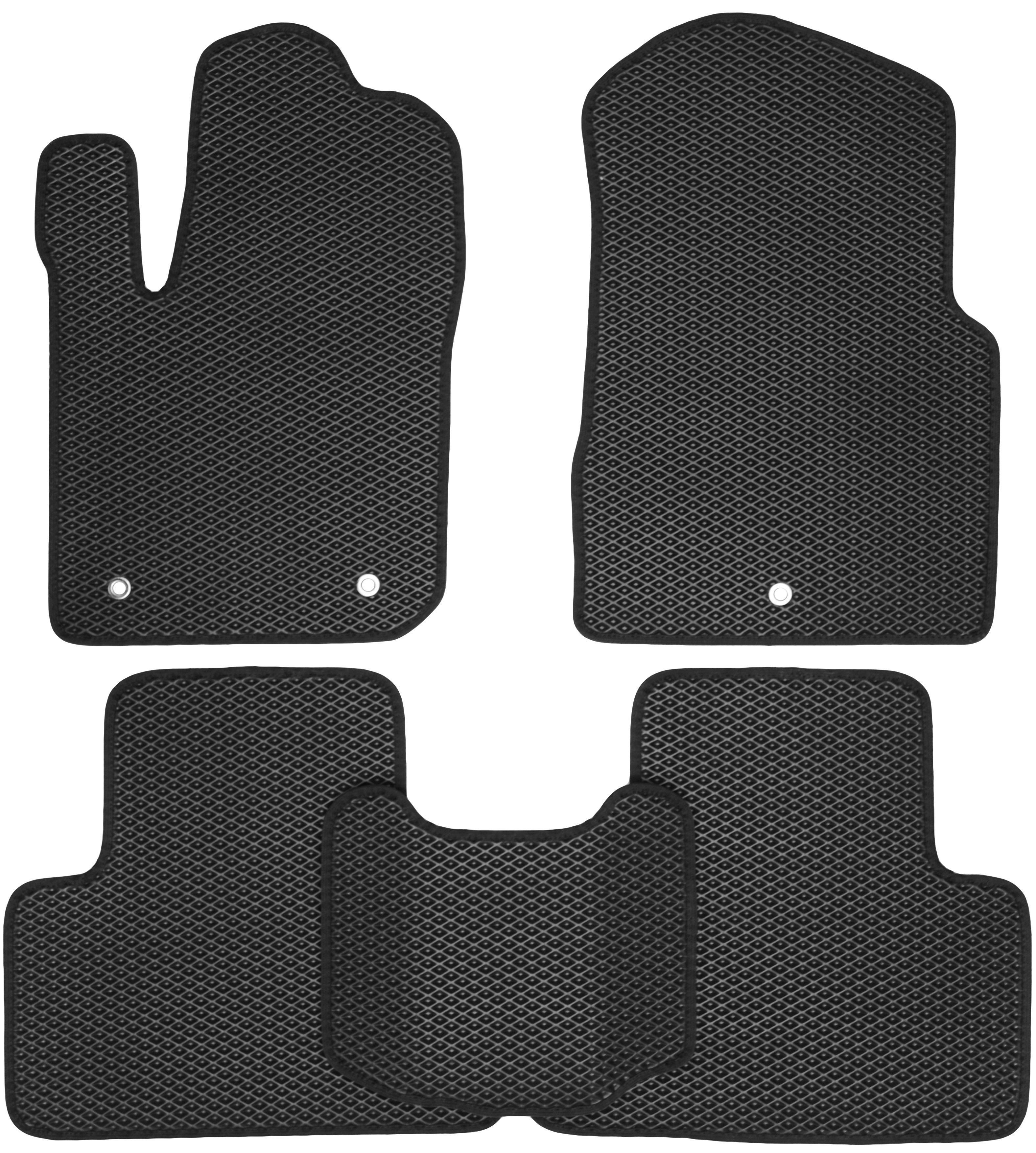 Коврики в салон Kinetic для Jeep Grand Cherokee '11-13 EVA-полимерные Черный