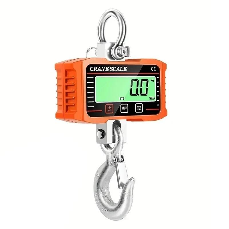 Крановые весы MKS1R электронные с пультом и батарейками до 1000 кг Оранжевый (135234)