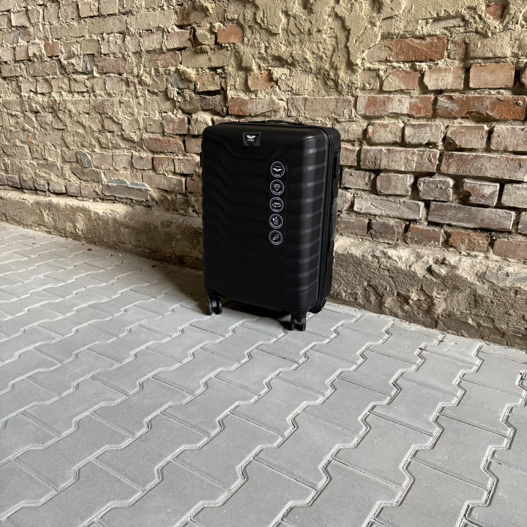 Чемодан Wings PEA01 дорожный М Черный (26557315) - фото 4 Чемодан Wings PEA01 дорожный М Черный (26557315) - фото 4