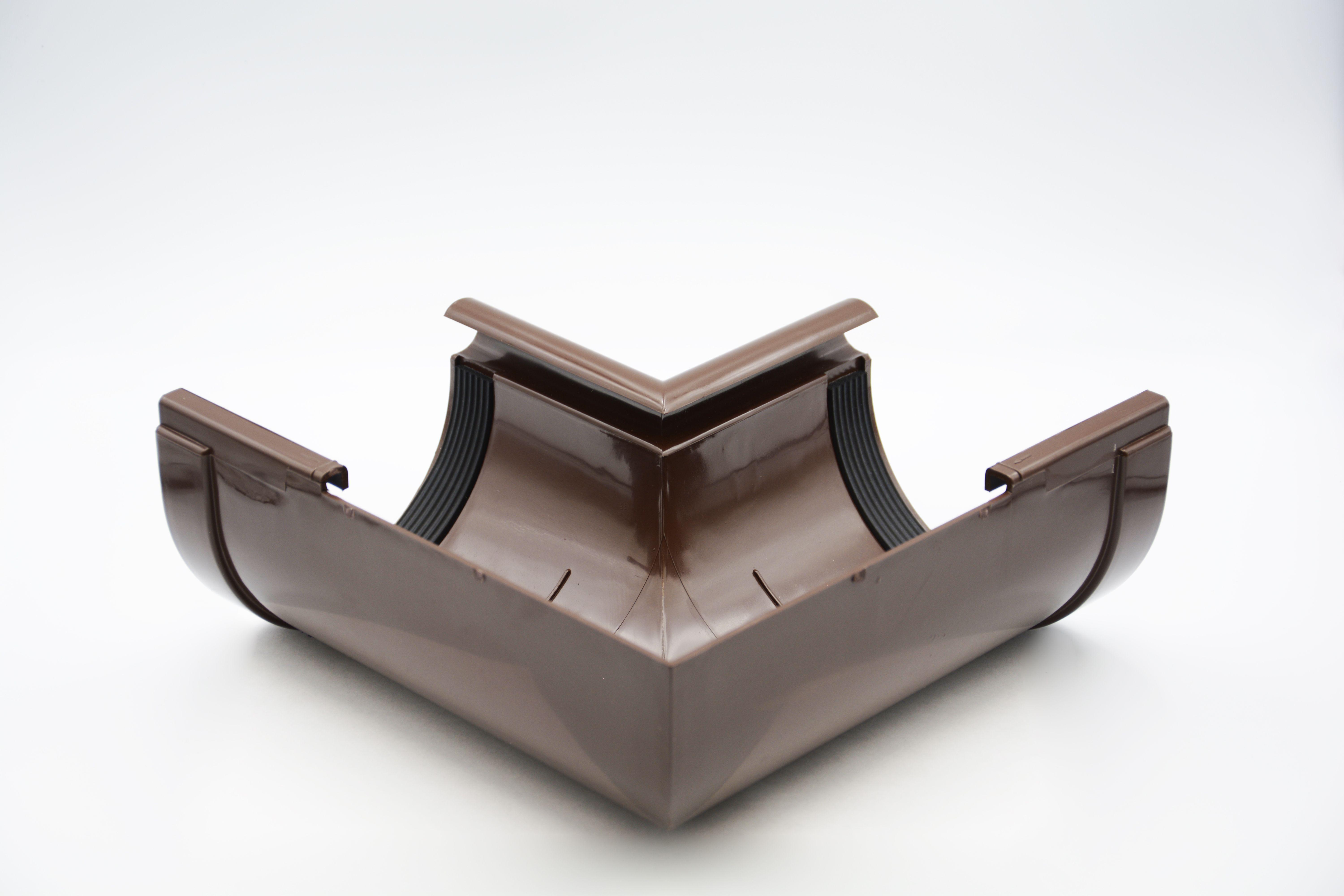 Кут ринви внутрішній RAINWAY 90° D 90 мм Коричневий RAL 8017 (10.090.10.002.RW) Кут ринви внутрішній RAINWAY 90° D 90 мм Коричневий RAL 8017 (10.090.10.002.RW)