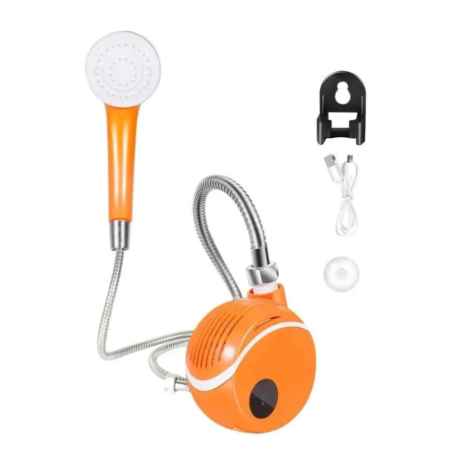 Туристичний душ акумуляторний Portable Outdoor Shower на Li-ion 2000 мАг Помаранчевий (103)