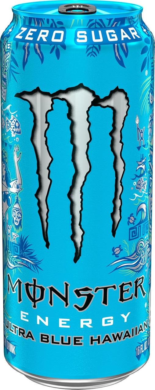 Энергетический напиток Monster Energy Ultra Blue Hawaiian Sugar Free 473 мл (2524854190)