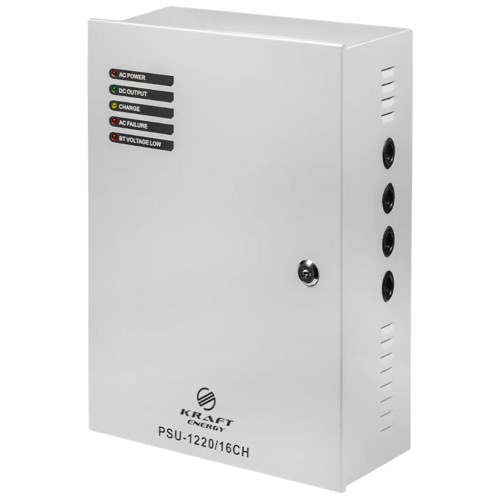 Джерело безперебійного живлення Kraft PSU-1220/16CH 12V 20А Сірий (31330091)