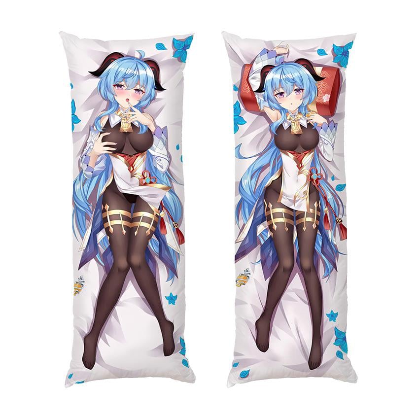 Подушка дакимакура Ganyu Anime Art Genshin Impact габардин 140х45 см Подушка дакимакура Ganyu Anime Art Genshin Impact габардин 140х45 см