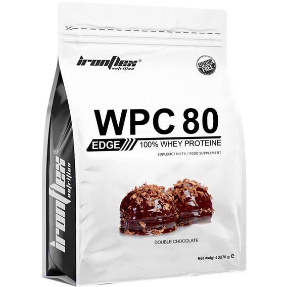 Протеин IronFlex WPC 80eu EDGE 2270 г 75 порций Double Chocolate (000008558)