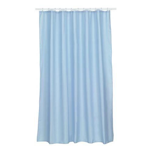 Шторка для ванной комнаты Kela polyester Laguna + кольца 180х200 см Голубой (22077)