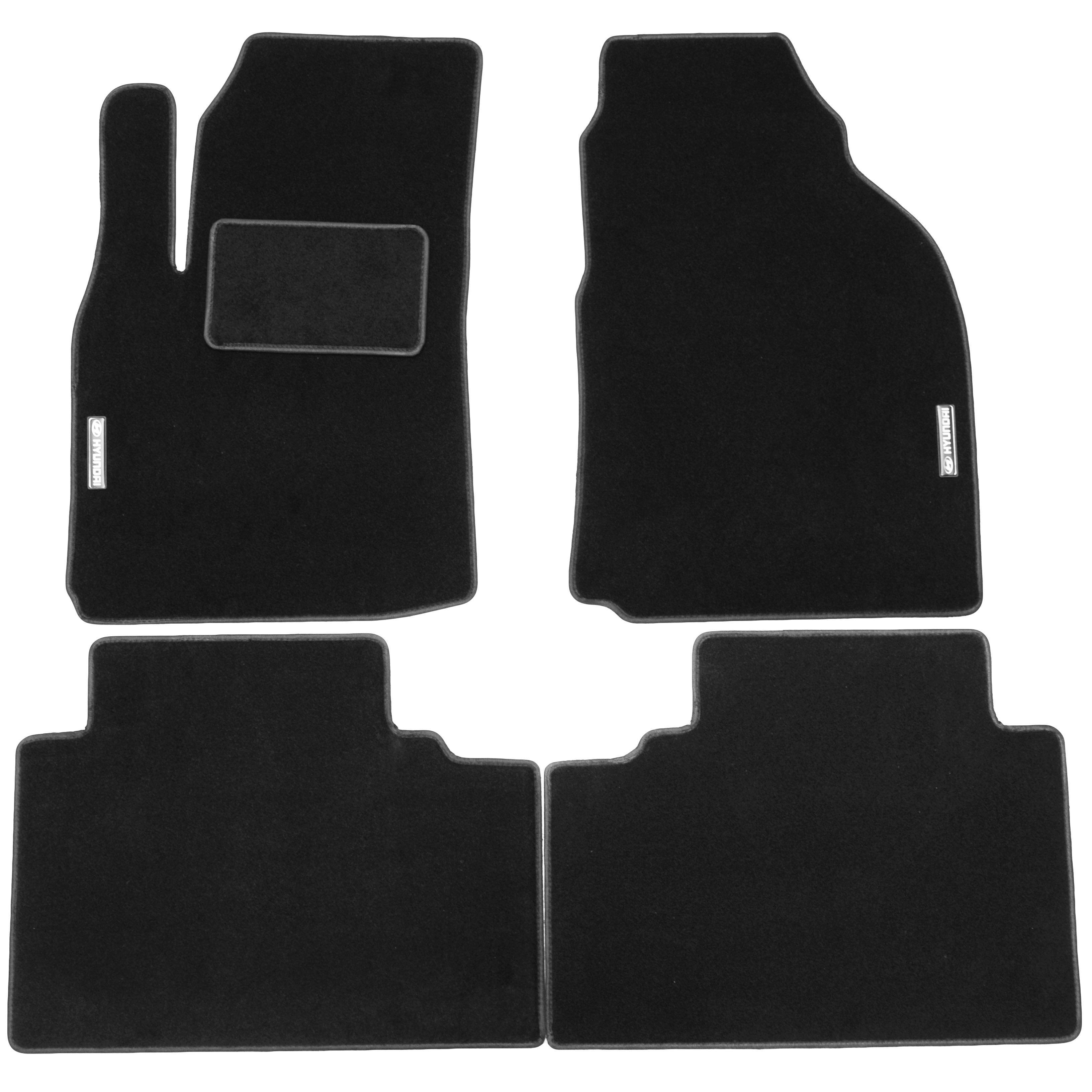 Коврики в салон для Hyundai Matrix '01-10 текстильные Черный