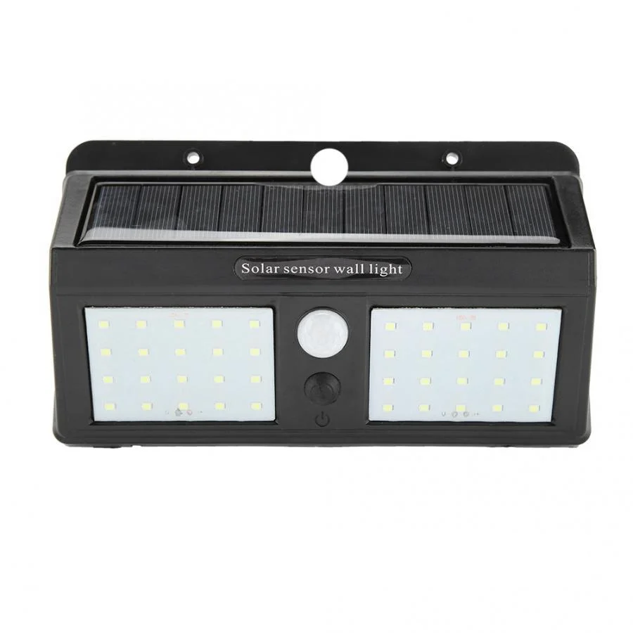 Подвійний прожектор на сонячній батареї 40 LED з датчиком руху YH-818