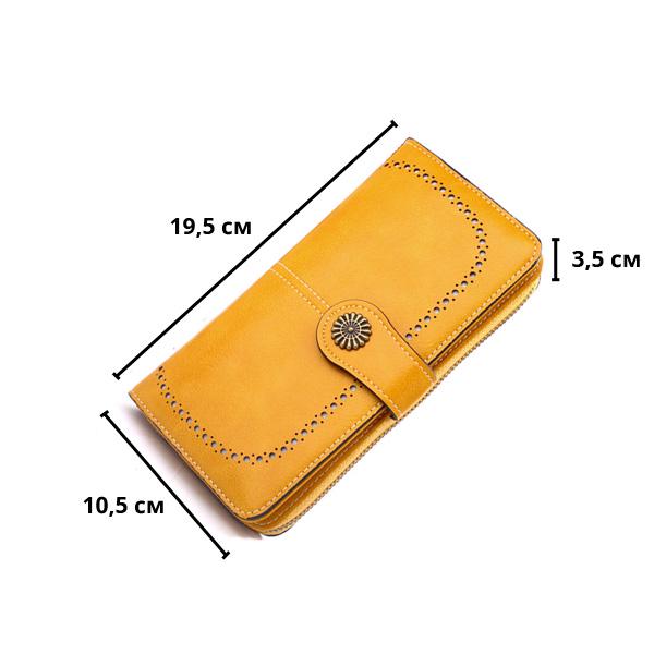 Кошелек женский 19,5х10,5х3,5 см Синий (DG00089-2) - фото 4 Кошелек женский 19,5х10,5х3,5 см Синий (DG00089-2) - фото 4