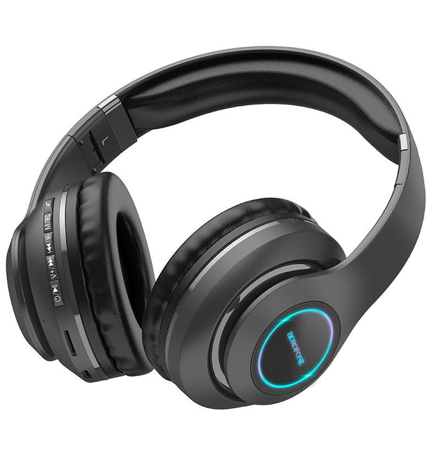 Наушники беспроводные Borofone BO17 Black Наушники беспроводные Borofone BO17 Black
