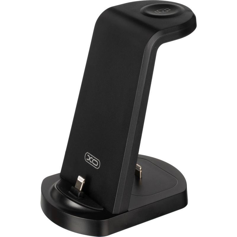 Зарядна док-станція XO 15W 3в1 Black (WX035) - фото 5 Зарядна док-станція XO 15W 3в1 Black (WX035) - фото 5
