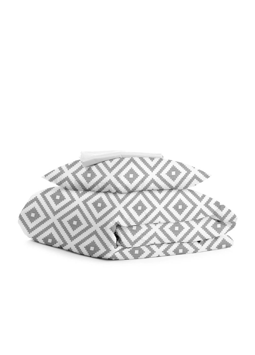 Подростковое постельное бельё Ornament Grey/White