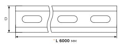 Профіль монтажний Kripter 1D 35x21x2 мм 6,0 м (16352120) - фото 3 Профіль монтажний Kripter 1D 35x21x2 мм 6,0 м (16352120) - фото 3