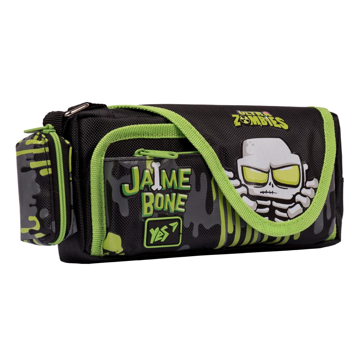 Пенал мягкий Yes PH-3-2 Zombie Черный (533048)