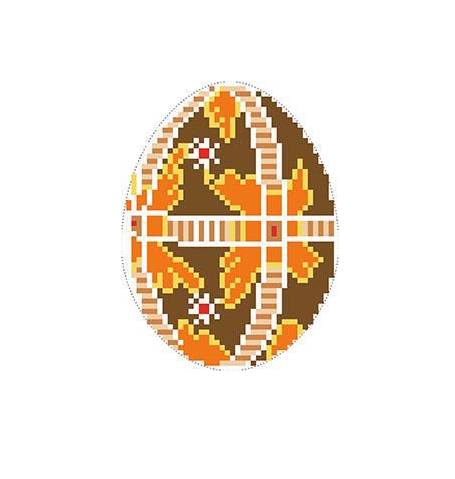 Схема сшитая пасхальная игрушка для вышивки бисером и нитками на ткани (ТР309аБ) Схема сшитая пасхальная игрушка для вышивки бисером и нитками на ткани (ТР309аБ)