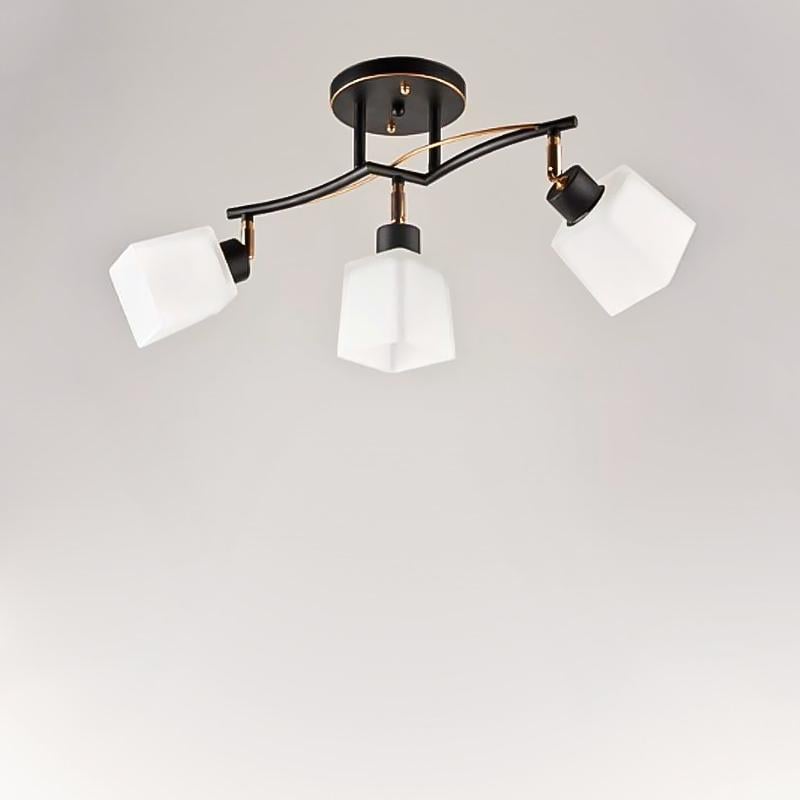 Люстра стельова Light House SRS-16246/3 Чорний/Золотий